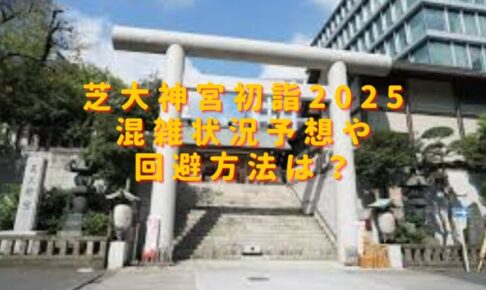 芝大神宮初詣2025混雑状況予想は？穴場の駐車場やおすすめ屋台も紹介